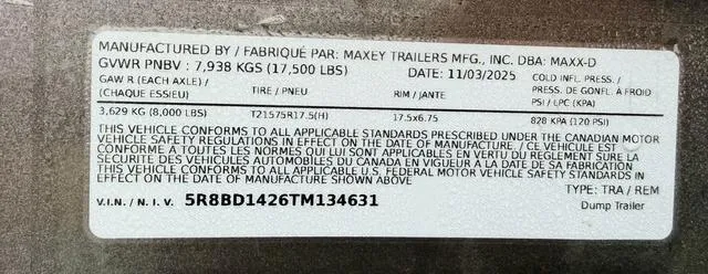 new Dump Trailers MAXX-D  for sale, in Poplar Bluff, MO Thumbnail 28