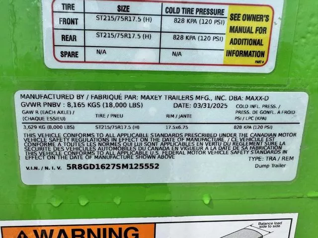 new Dump Trailers MAXX-D  for sale, in Poplar Bluff, MO Thumbnail 24