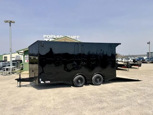 2026 J&A Trailers 8.5' X 16' Tandem Axle Enclosed Cargo W/ Spoiler-