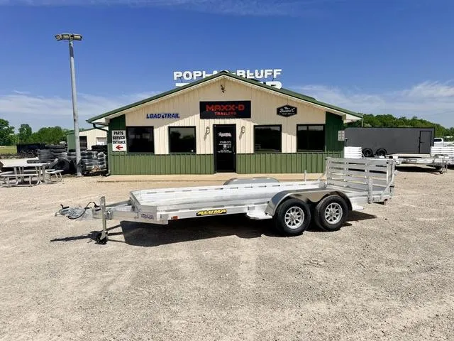 2027 Aluma 7816TA-EL-BT-RTD 78 X 16' Tandem Axle Utility W/ "