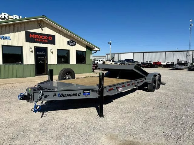 2026 Diamond C Trailers HDT210  24' X 82 Gravity Tilt 20K GVWR W/ Dual Hy"
