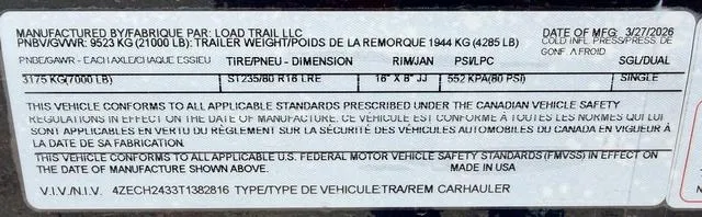 new Equipment / Flatbed Trailers Load Trail  for sale, in Poplar Bluff, MO Thumbnail 24