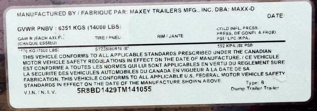 new Dump Trailers MAXX-D  for sale, in Poplar Bluff, MO Thumbnail 23
