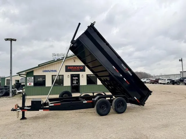 2026 Texas Pride Trailers DT 7' X 16' X 3' 16K Telescopic Dump Trailer 3' Si