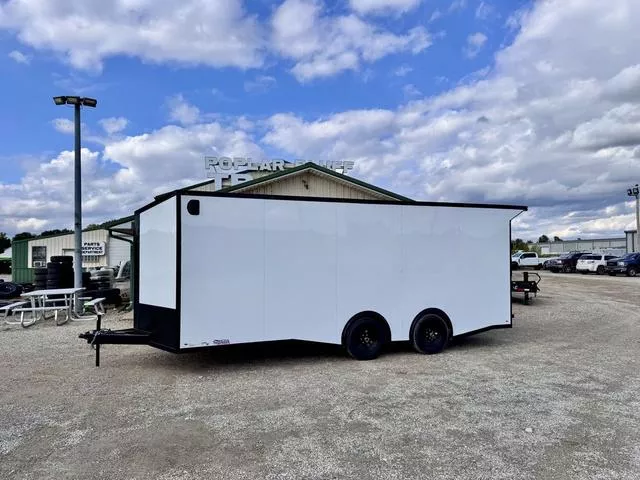 2025 J&A Trailers 8.5 X 20' Enclosed Car Hauler W/ Spoiler And Sprea