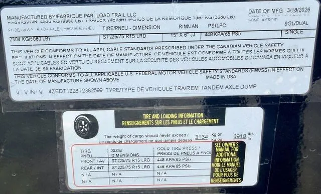 new Dump Trailers Load Trail  for sale, in Poplar Bluff, MO Thumbnail 24