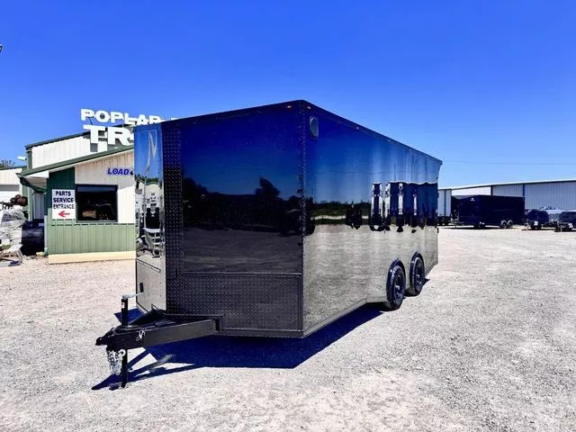 2025 J&A Trailers 8.5 X 20' Enclosed Car Hauler W/ Spoiler And Sprea