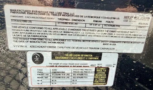 new Utility Trailers Load Trail  for sale, in Poplar Bluff, MO Thumbnail 25