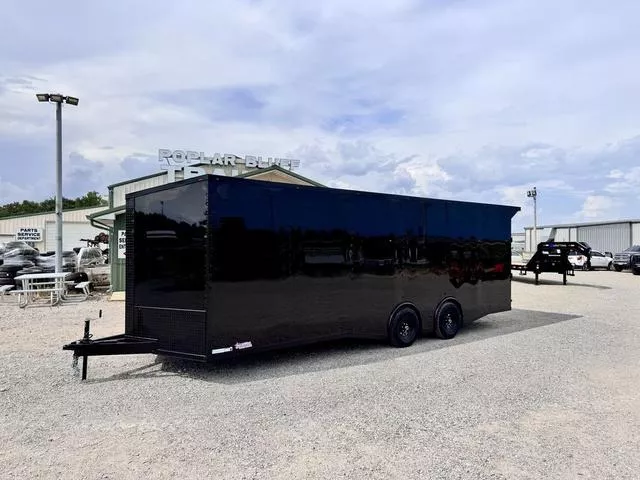2025 J&A Trailers 8.5 X 24' Enclosed Car Hauler W/ Spoiler And Sprea