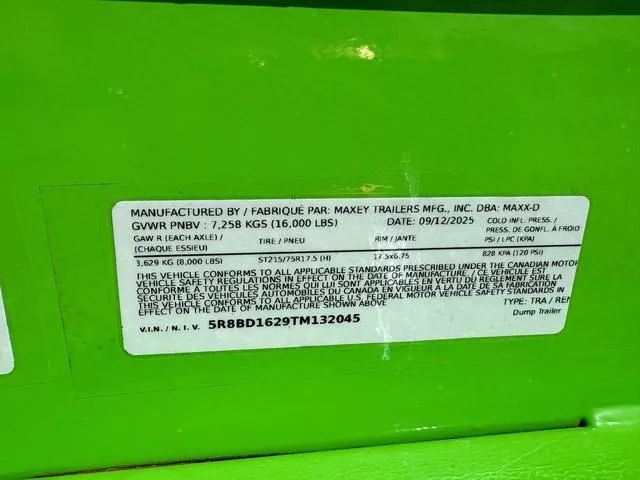 new Dump Trailers MAXX-D  for sale, in Poplar Bluff, MO Thumbnail 22