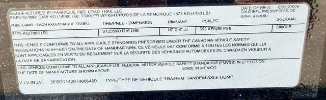 new Dump Trailers Load Trail  for sale, in Poplar Bluff, MO Thumbnail 30