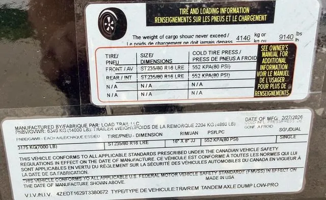 new Dump Trailers Load Trail  for sale, in Poplar Bluff, MO Thumbnail 30