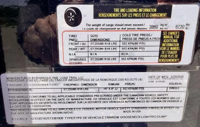 new Dump Trailers Load Trail  for sale, in Poplar Bluff, MO Thumbnail 31