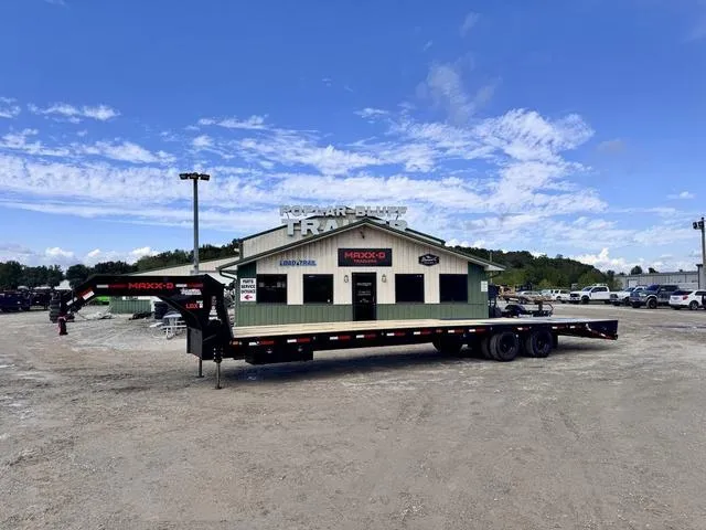 2026 MAXX-D LDX10236  36' X 102 25.9K Gooseneck Flatbed W/ Wi"