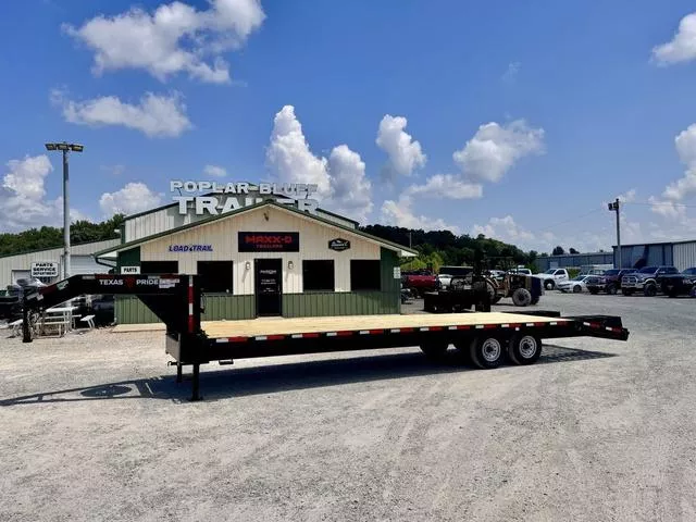 2025 Texas Pride Trailers 8.5x 25+5 (30') 14k Gooseneck Flatbed With Ramps