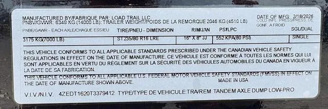 new Dump Trailers Load Trail  for sale, in Poplar Bluff, MO Thumbnail 22