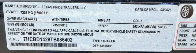 new Dump Trailers Texas Pride Trailers  for sale, in Poplar Bluff, MO Thumbnail 28