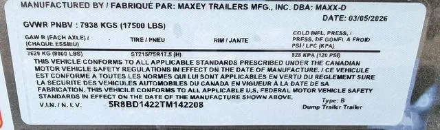 new Dump Trailers MAXX-D  for sale, in Poplar Bluff, MO Thumbnail 30