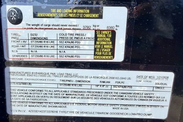 new Dump Trailers Load Trail  for sale, in Poplar Bluff, MO Thumbnail 26