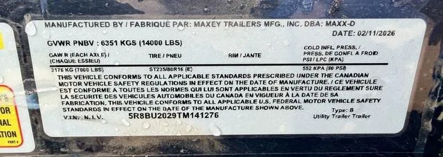 new Utility Trailers MAXX-D  for sale, in Poplar Bluff, MO Thumbnail 24