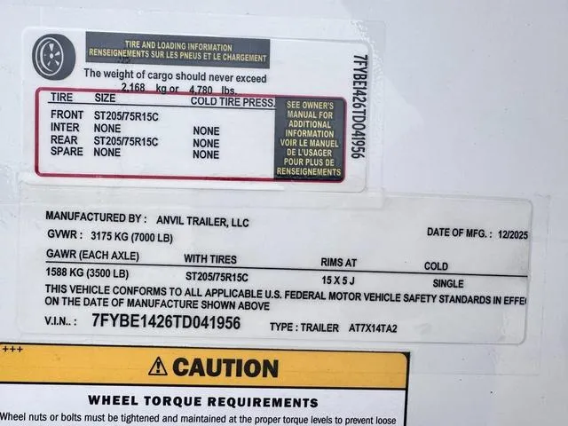 new Cargo (Enclosed) Trailers Anvil  for sale, in Poplar Bluff, MO Thumbnail 23