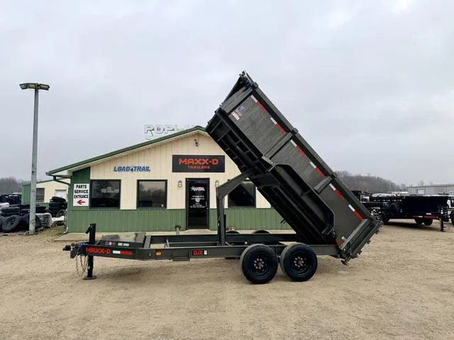 2026 MAXX-D DJB8314H 83 X 14' 17.5K Dump W/ 3' Sides-7GA Floo"