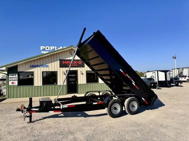 2026 Texas Pride Trailers DT 7' X 14' X 2' 14K Telescopic Dump Trailer