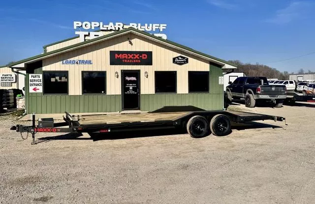 2026 MAXX-D H5X10224  24' X 102 10K Car Hauler W/ Drive Over "