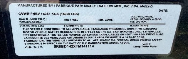 new Dump Trailers MAXX-D  for sale, in Poplar Bluff, MO Thumbnail 42