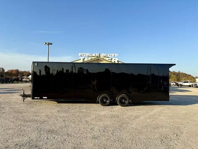 2026 J&A Trailers 8.5 X 28' Enclosed Car Hauler W/ Spoiler And Sprea