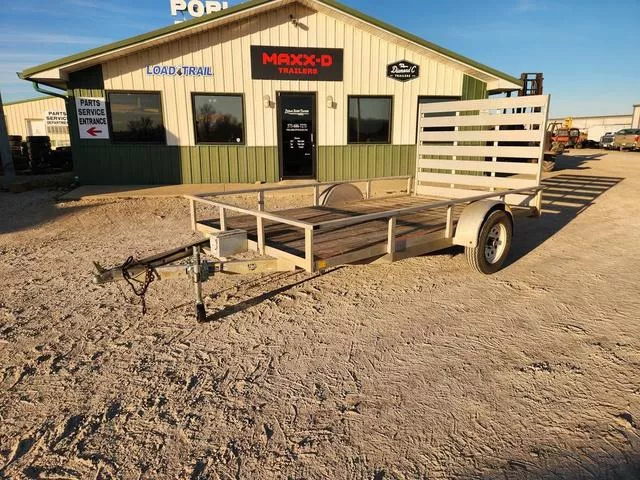 2013 H and H Trailer 77 x 14' Single Axle Utility