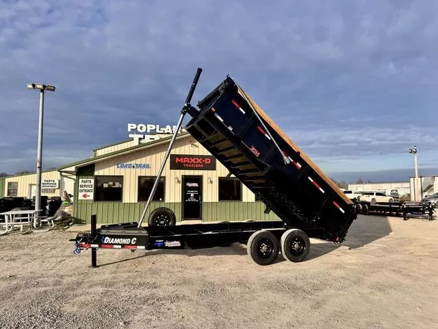 2026 Diamond C Trailers LPT210 16' X 82 Low Profile Telescopic Dump Trail"