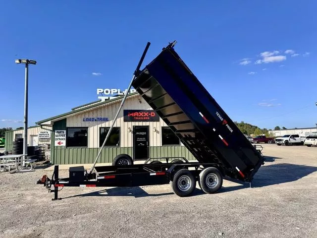 2026 Texas Pride Trailers DT 7' X 16' X 3' 16K Telescopic Dump Trailer W/ Ra