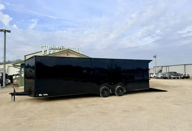 2026 J&A Trailers 8.5 X 28' Enclosed Car Hauler W/ Spoiler And Sprea