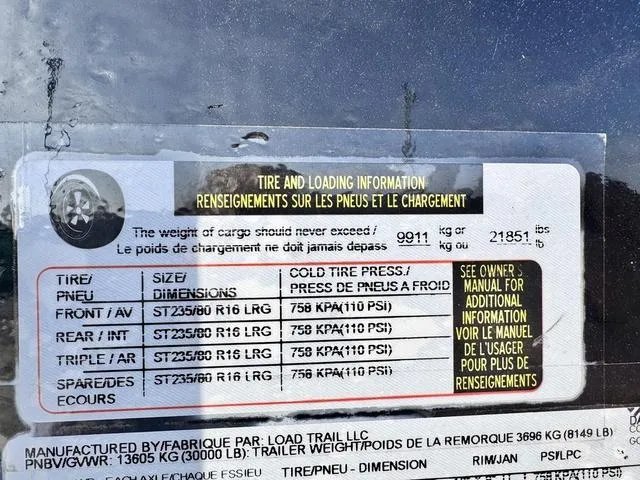 new Equipment / Flatbed Trailers Load Trail  for sale, in Poplar Bluff, MO Thumbnail 17