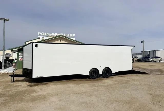 2026 J&A Trailers 8.5 X 28' Enclosed Car Hauler W/ Spoiler And Sprea