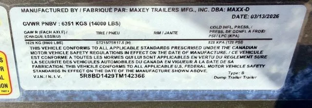 new Dump Trailers MAXX-D  for sale, in Poplar Bluff, MO Thumbnail 31