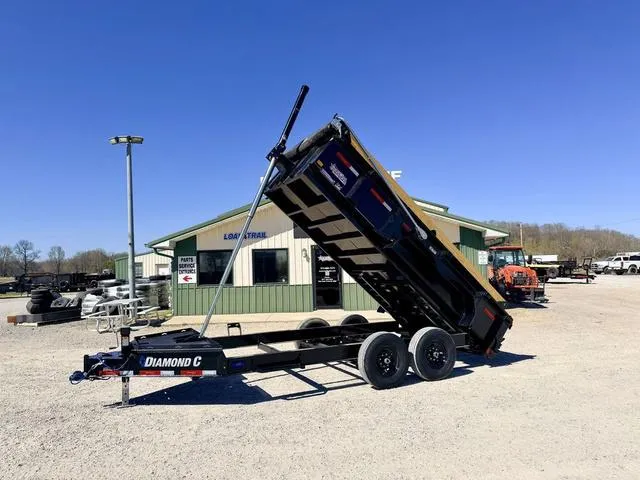 2026 Diamond C Trailers LPT207 14' X 82 Low Profile Telescopic Dump Trail"