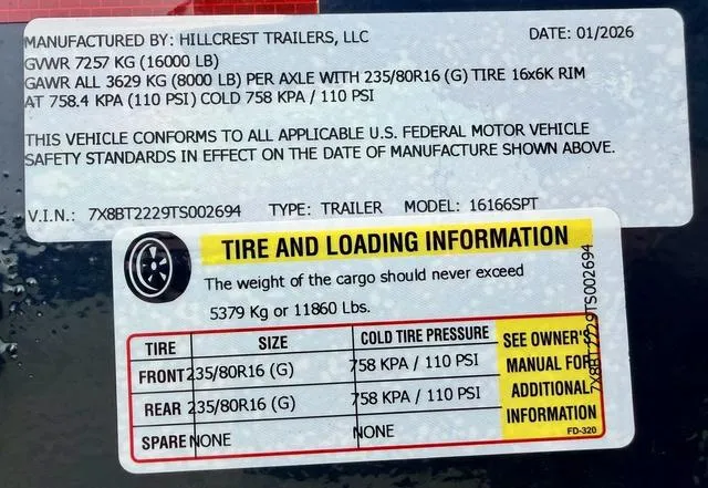 new Tilt Trailers Hillcrest Trailers  for sale, in Poplar Bluff, MO Thumbnail 22