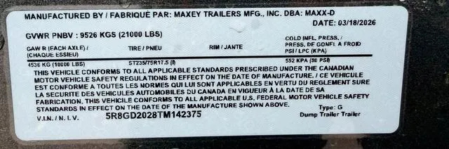 new Dump Trailers MAXX-D  for sale, in Poplar Bluff, MO Thumbnail 41