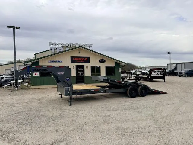 2026 Diamond C Trailers HXD207GN  24' X 102 Gooseneck Gravity Tilt 15.5K "