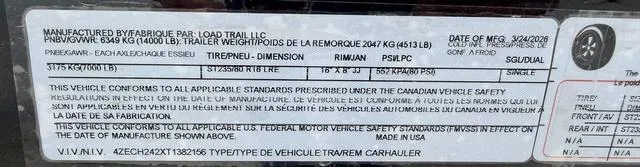 new Equipment / Flatbed Trailers Load Trail  for sale, in Poplar Bluff, MO Thumbnail 23