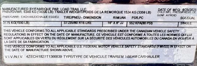 new Equipment / Flatbed Trailers Load Trail  for sale, in Poplar Bluff, MO Thumbnail 11