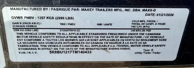 new Utility Trailers MAXX-D  for sale, in Poplar Bluff, MO Thumbnail 16