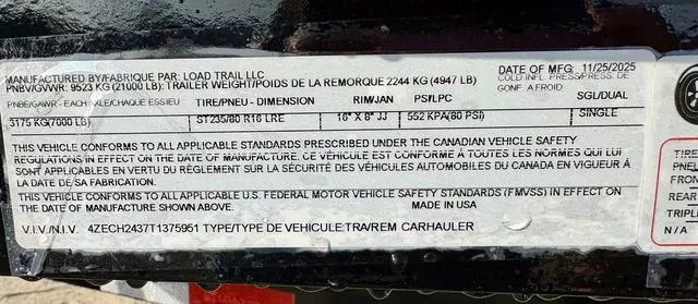 new Utility Trailers Load Trail  for sale, in Poplar Bluff, MO Thumbnail 16