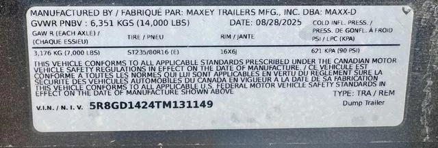 new Dump Trailers MAXX-D  for sale, in Poplar Bluff, MO Thumbnail 25