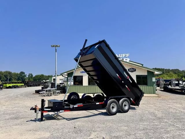 2025 Texas Pride Trailers DT 7' X 14' X 3' 16K Telescopic Dump Trailer W/ Ra