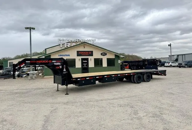 2026 MAXX-D LDX10232 32' X 102 25.9K Gooseneck Flatbed-MAXX"