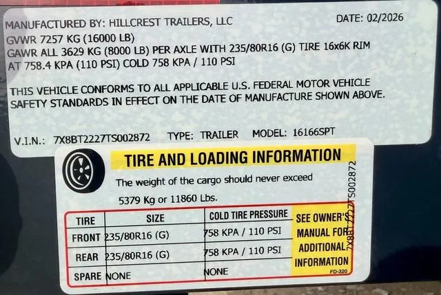 new Tilt Trailers Hillcrest Trailers  for sale, in Poplar Bluff, MO Thumbnail 23