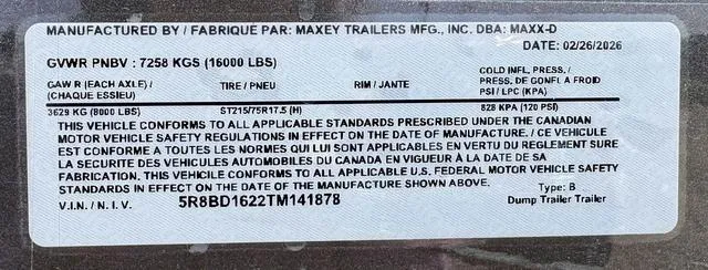 new Dump Trailers MAXX-D  for sale, in Poplar Bluff, MO Thumbnail 30